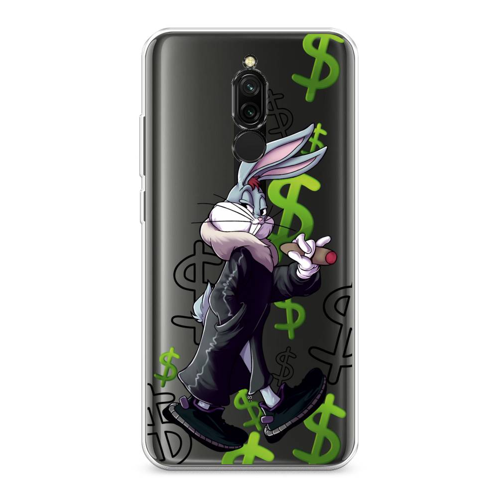 

Чехол на Xiaomi Redmi 8 "Rich Bugs Bunny", Зеленый;черный;голубой, 37150-6