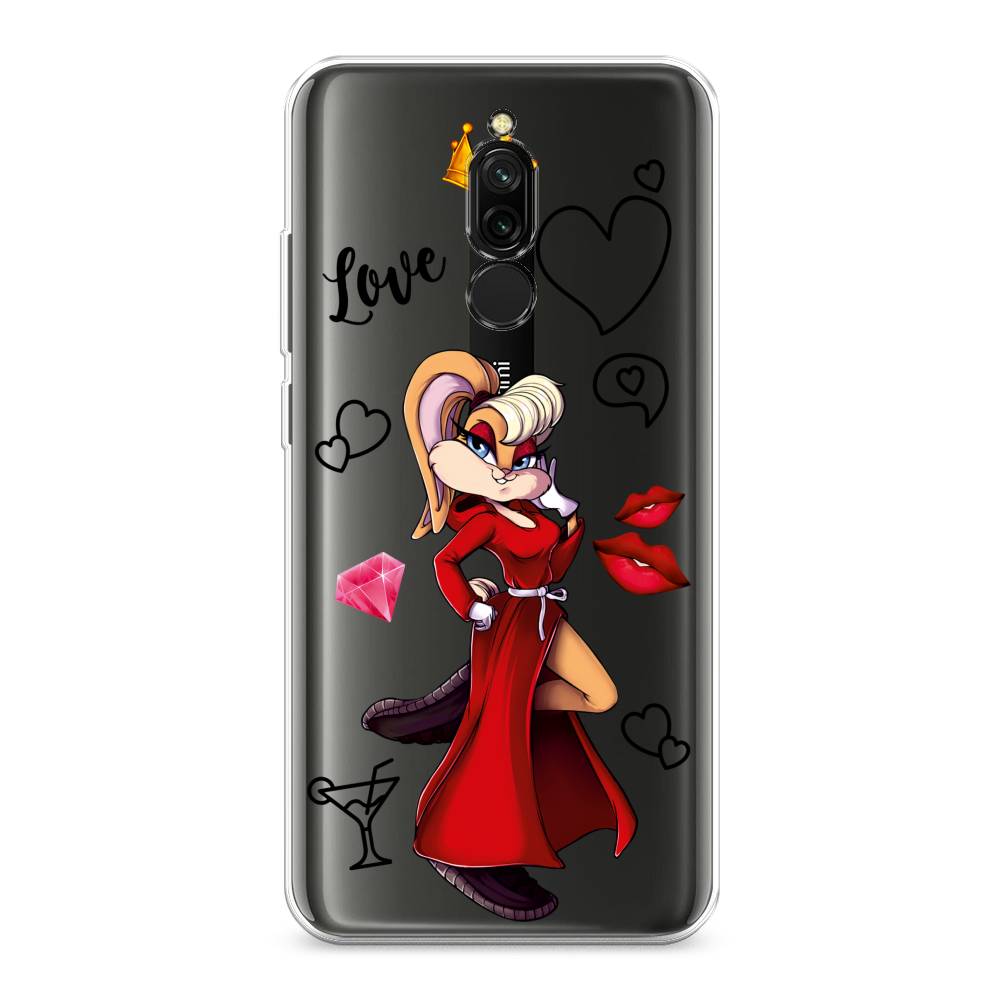 

Чехол на Xiaomi Redmi 8 "Rich Lola Bunny", Красный;бежевый;оранжевый, 37150-6