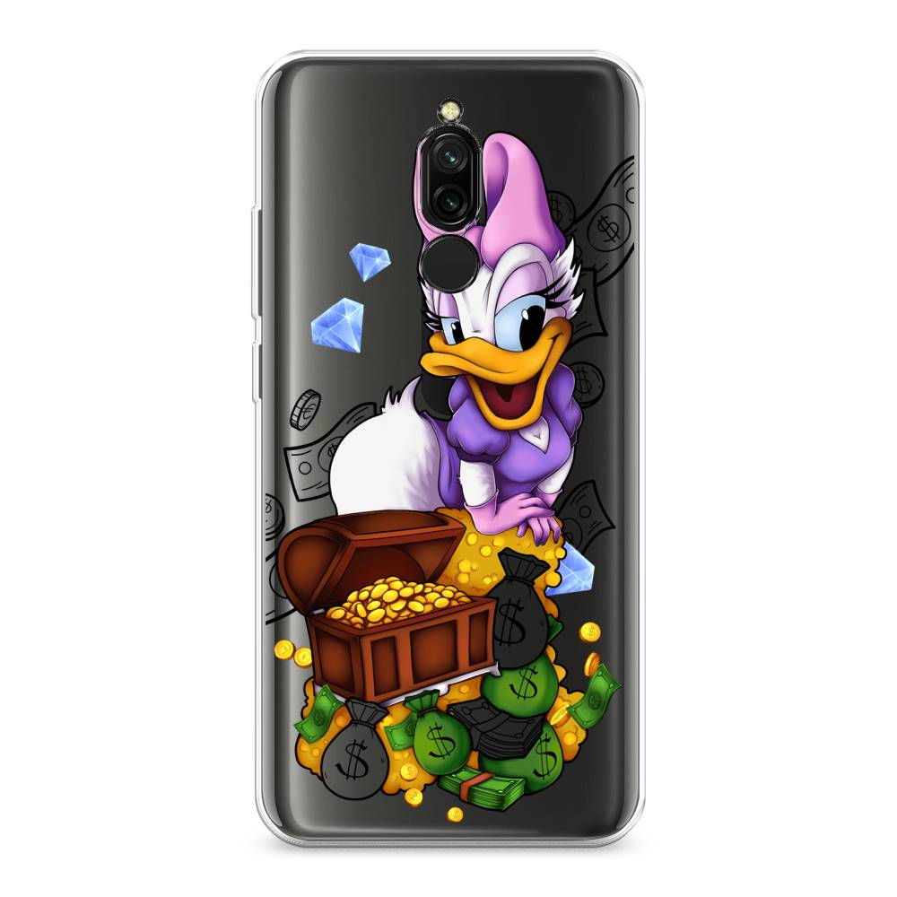 

Чехол на Xiaomi Redmi 8 "Rich Daisy Duck", Коричневый;белый;фиолетовый, 37150-6
