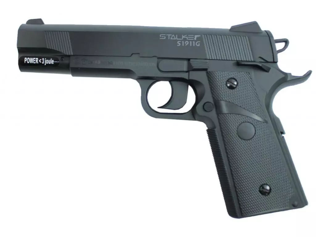 

Пневматический пистолет Stalker S1911G 4,5 мм (ST-12051G), Черный