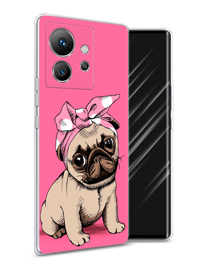 

Чехол Awog на Infinix Zero Ultra 5G "Dog Pin-Up", Розовый;бежевый, 3102850-2