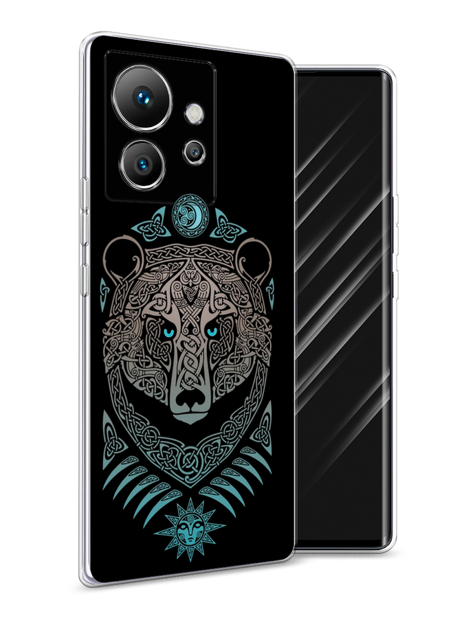 

Чехол Awog на Infinix Zero Ultra 5G "Кельтский медведь", Черный;серый, 3102850-2