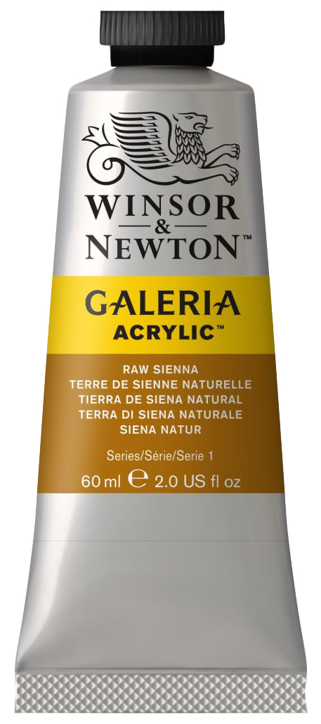 

Краска акриловая Winsor&Newton Galeria 60 мл сиена натуральная, Коричневый