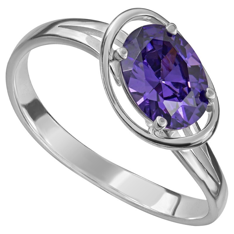 

Кольцо из серебра с ювелирным кристаллом р.  LAZURIT-ONLINE 8286PD, 8286PD