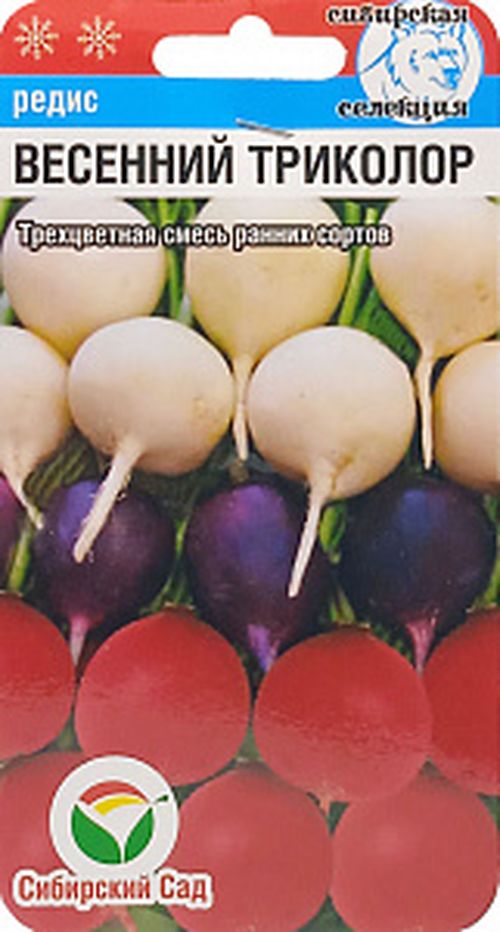 

Семена редис Весенний триколор Аэлита 18451 1 уп.