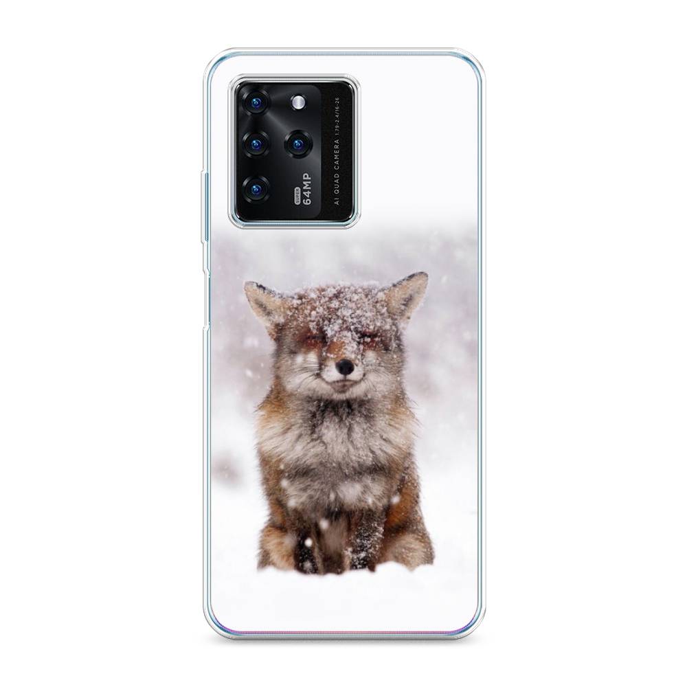 

Чехол на ZTE Blade V30 "Зимняя лиса", Белый;серый;коричневый, 135350-1