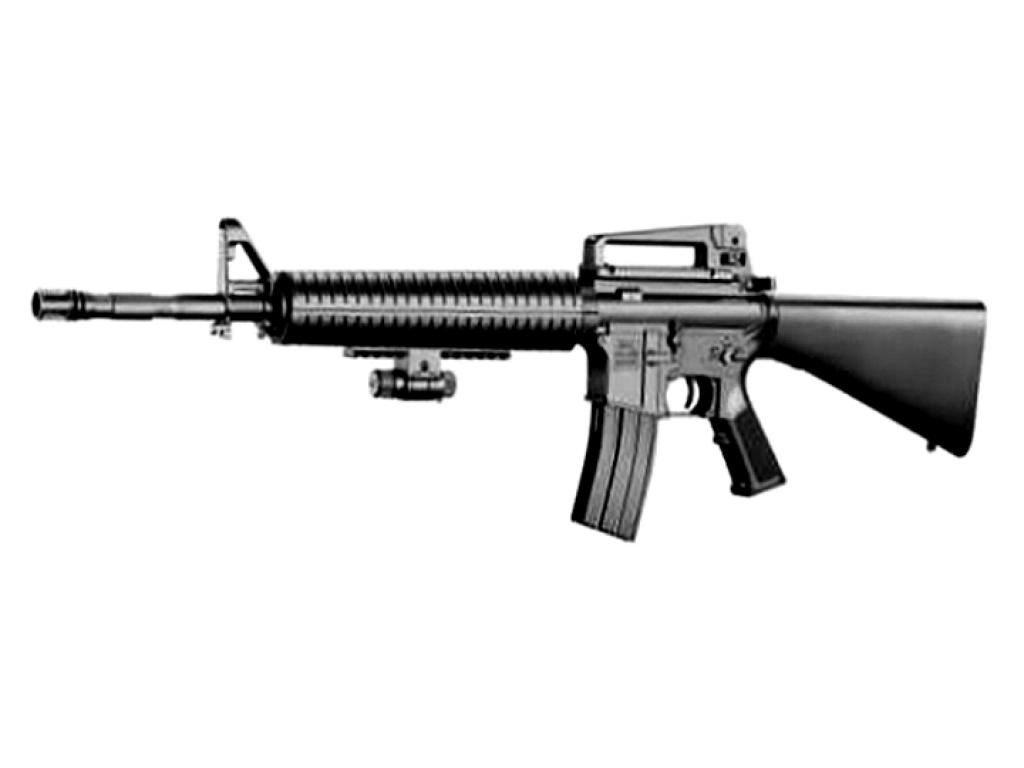 

Страйкбольная модель автомата Shantou 100001901 с ЛЦУ M16 6 мм (пластик)