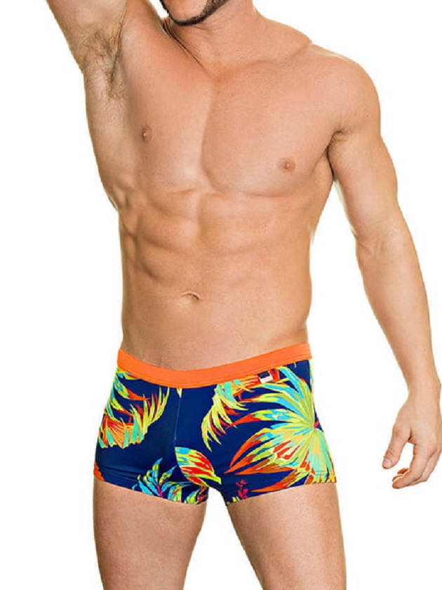 

Плавки мужские Hom 40c0848c00RA синие XXL, 40c0848c00RA