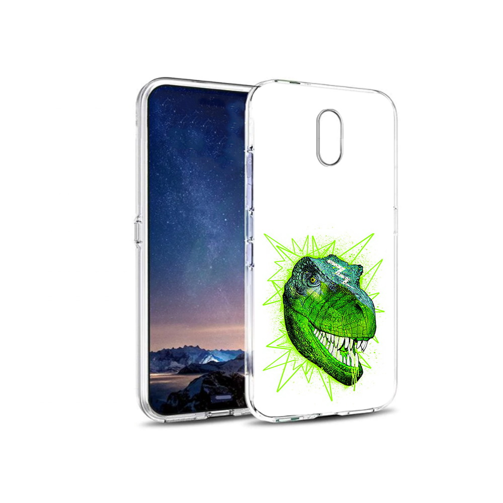 

Чехол MyPads Tocco для BQ 5016G зеленый динозавр, Прозрачный, Tocco