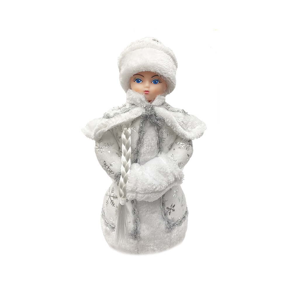 Игрушка-кукла Батик Снегурочка, 35 см белая СН-11