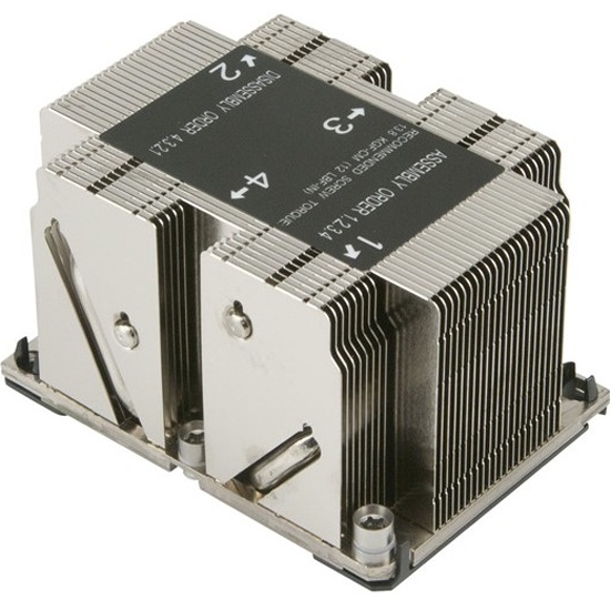 

Радиатор охлаждения ПК Supermicro Heat Sink Purley Platform CPU LGA 3647-0 2U, Heat Sink Purley Platform CPU LGA 3647-0 2U