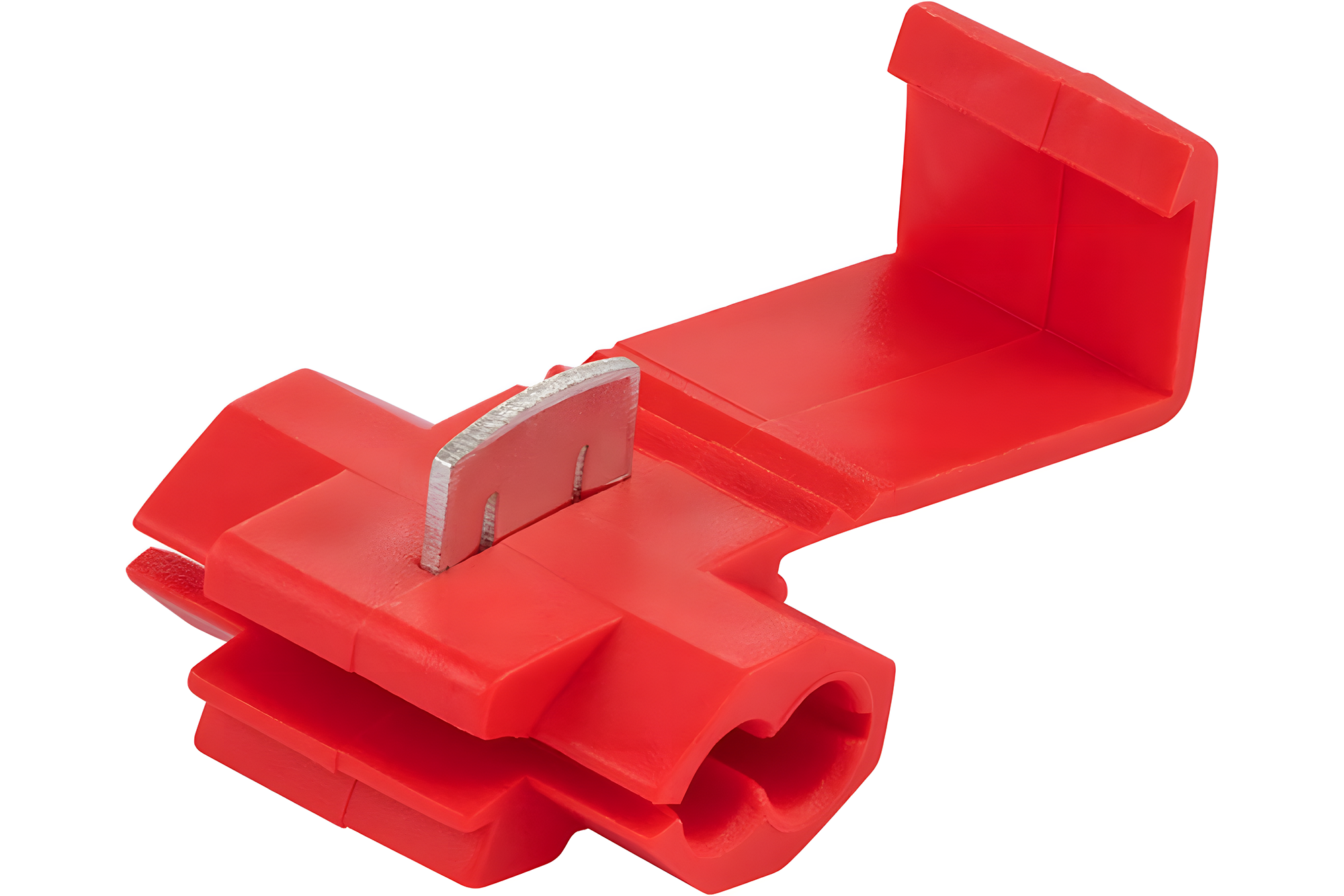 фото Прокалывающий ответвительный зажим stekker ld502-15 зпо-1 - 1,5 мм, красный упаковка 10 шт