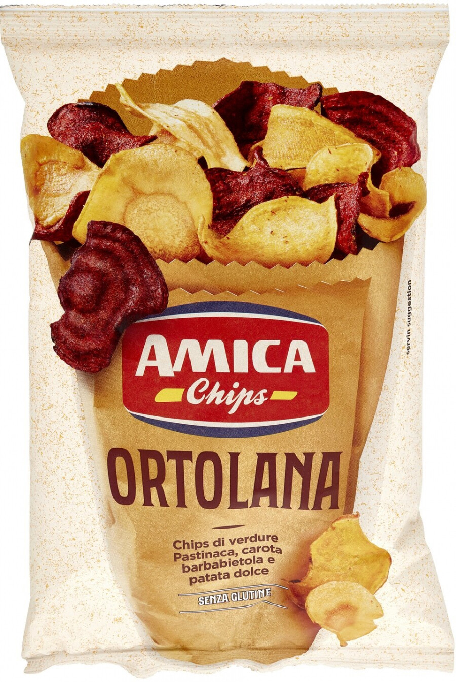 Чипсы Овощные Amica Chips AlfredoS Ortolana Свекла Морковь Пастернак Картофель 100 Г 332₽