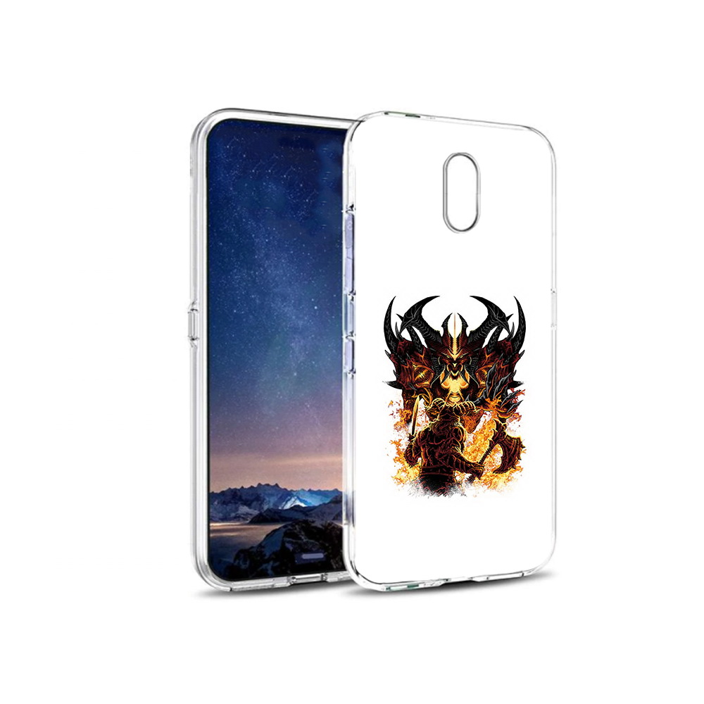 

Чехол MyPads Tocco для BQ 5016G демон shadow fiend, Прозрачный, Tocco