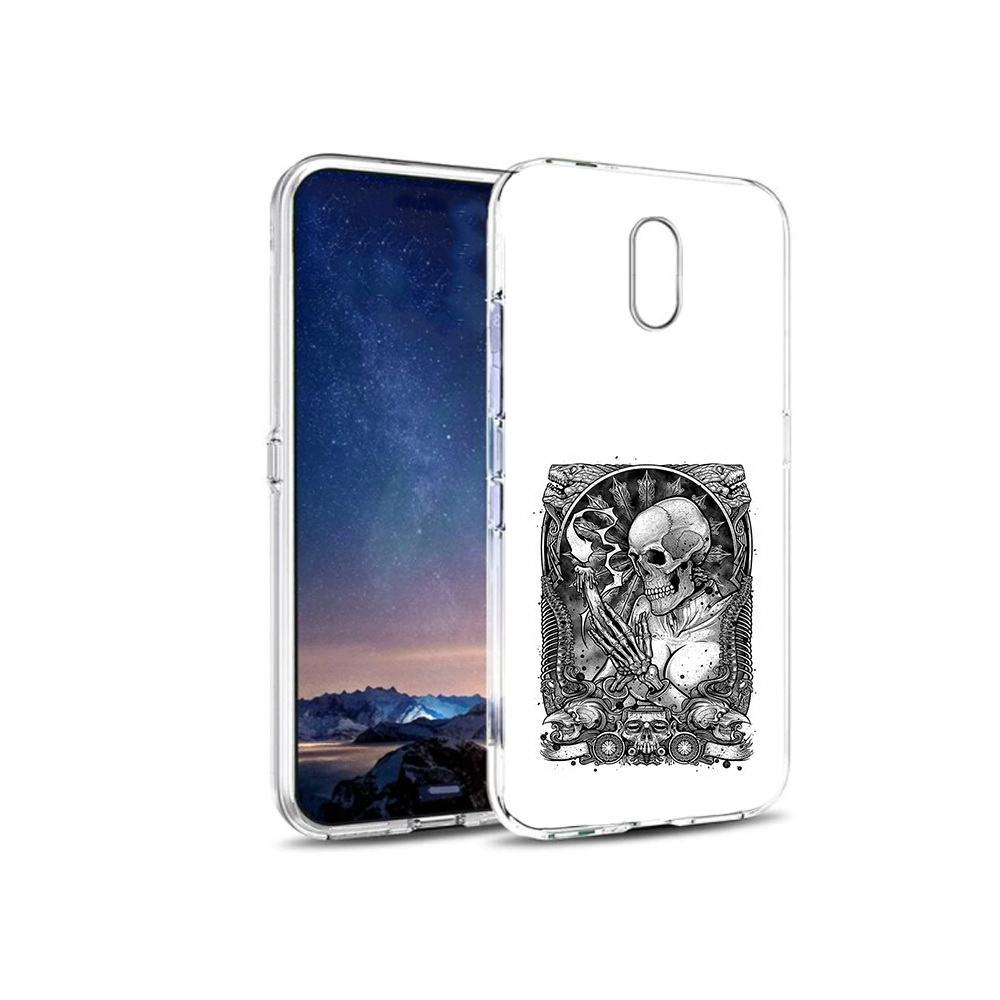 

Чехол MyPads Tocco для BQ 5016G девушка скелет, Прозрачный, Tocco