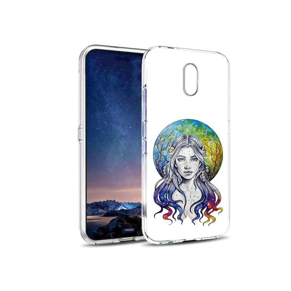 

Чехол MyPads Tocco для BQ 5016G девушка с красивыми волосами, Прозрачный, Tocco