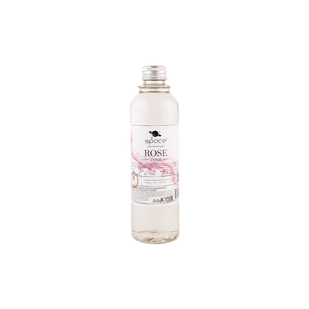 Натуральный Розовый Тоник Space Rose Tonic, 330 Мл