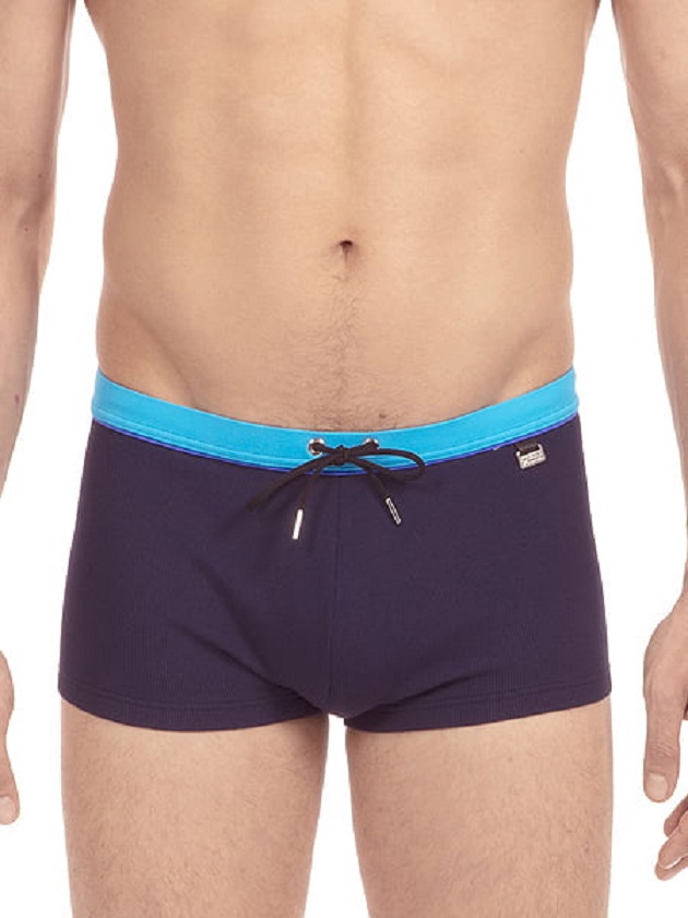 

Плавки мужские Hom 40c0502c00RA синие XXL, 40c0502c00RA