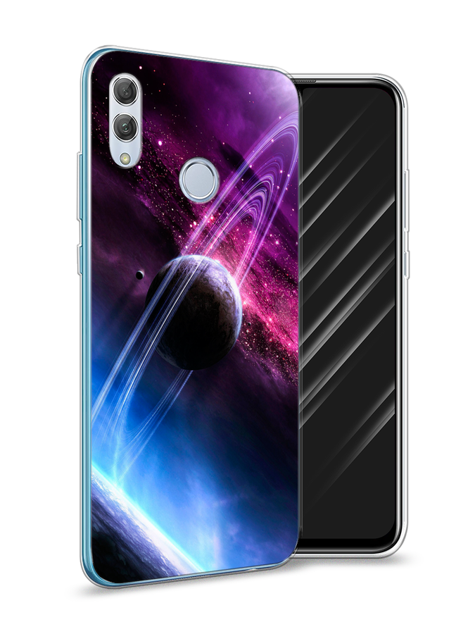 

Чехол Awog на Huawei P Smart 2019 "Космос 17", Черный;фиолетовый, 67250-4