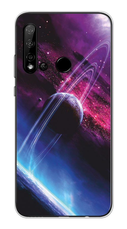 

Чехол Awog на Huawei Nova 5i "Космос 17", Черный;фиолетовый, 69850-4
