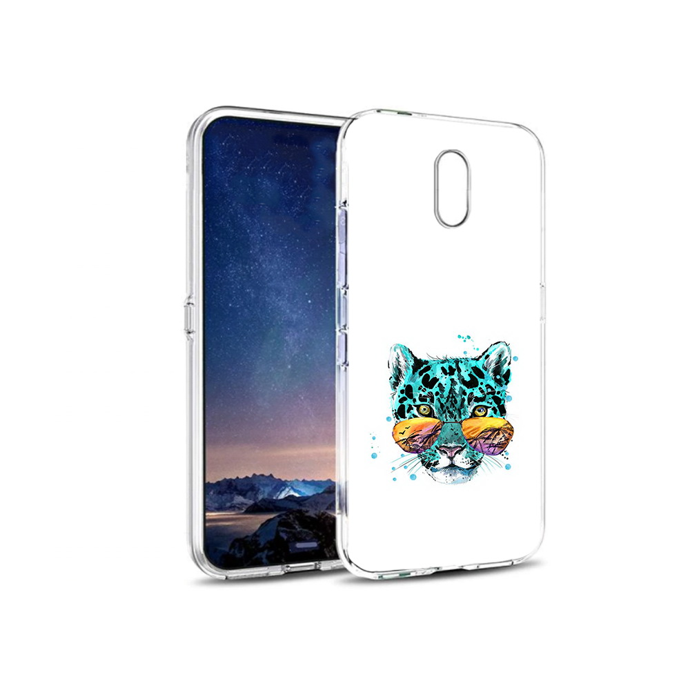 

Чехол MyPads Tocco для BQ 5016G голубой лео, Прозрачный, Tocco