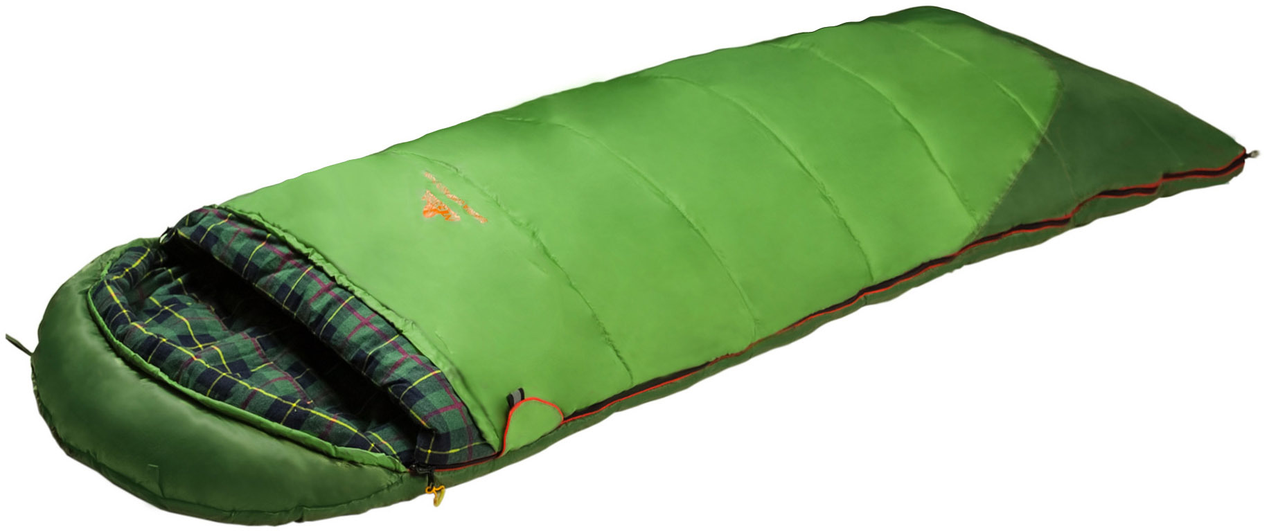 Спальный мешок Alexika Siberia Compact Plus зеленый, правый