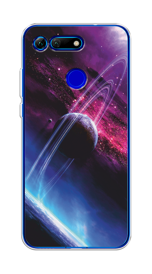 

Чехол Awog на Honor V20 (View 20) "Космос 17", Черный;фиолетовый, 67350-4
