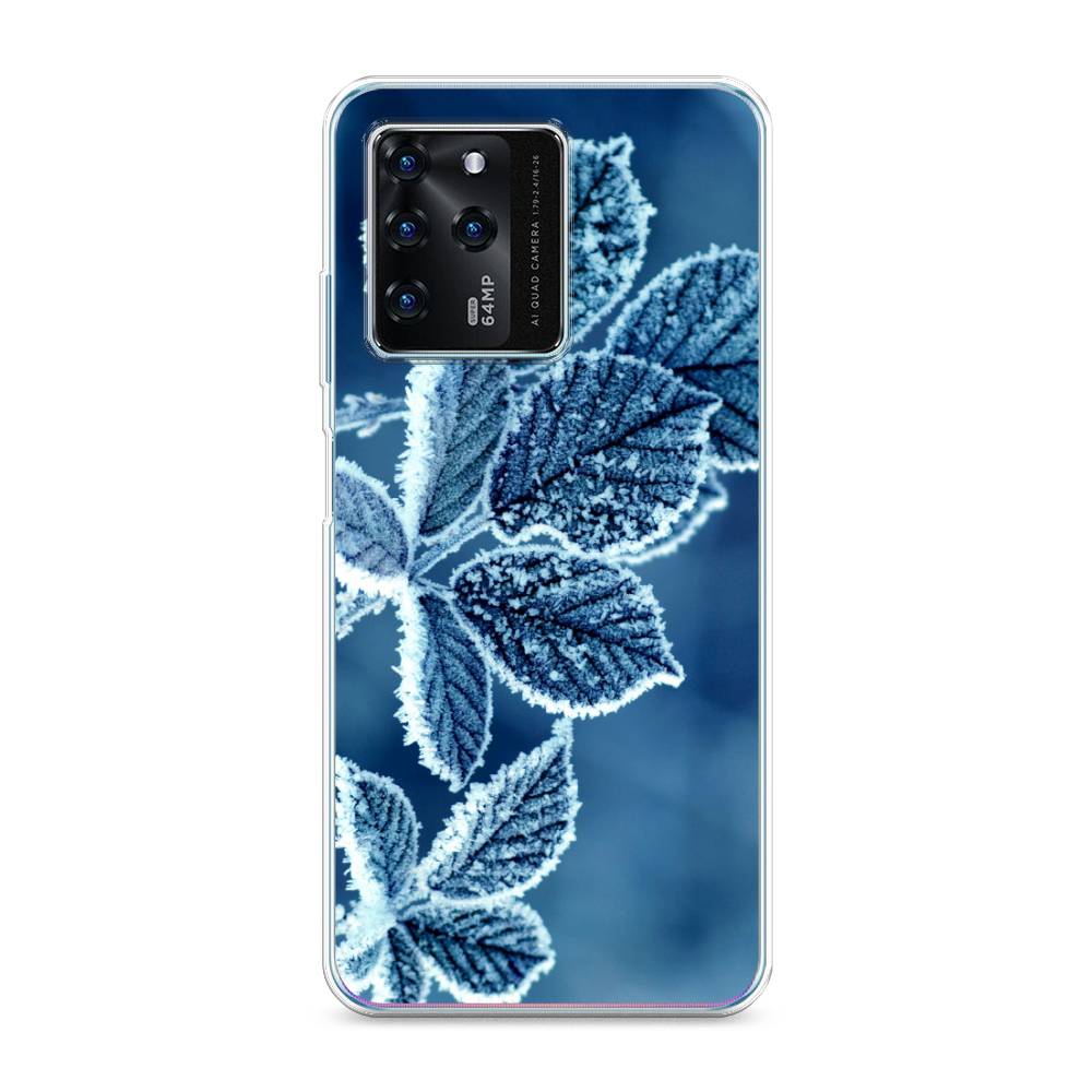 

Чехол на ZTE Blade V30 "Зима 6", Голубой;белый, 135350-2