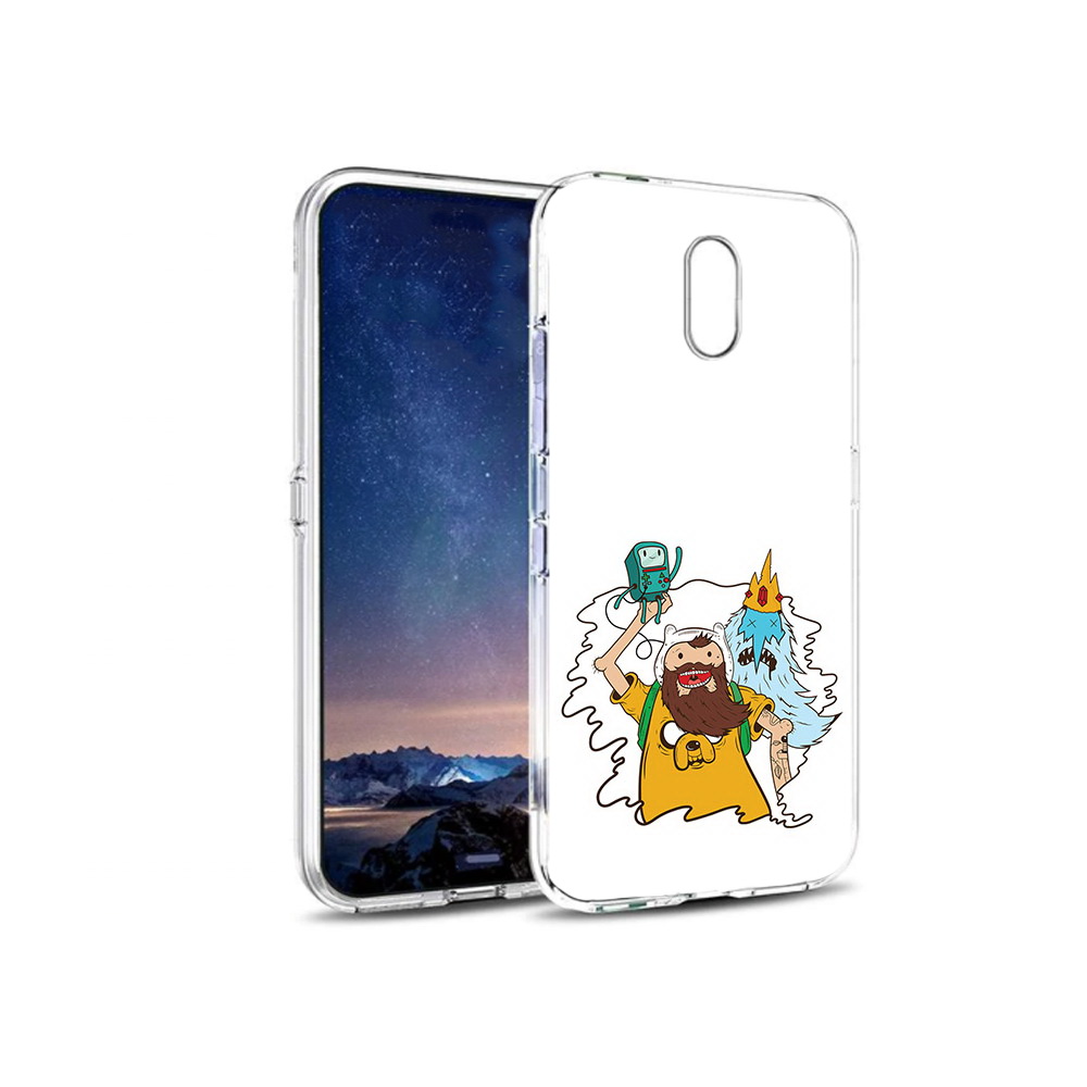 

Чехол MyPads Tocco для BQ 5016G время приключений старый Финн, Прозрачный, Tocco