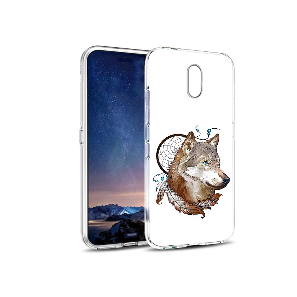 

Чехол MyPads Tocco для BQ 5016G волк и ловец снов, Прозрачный, Tocco
