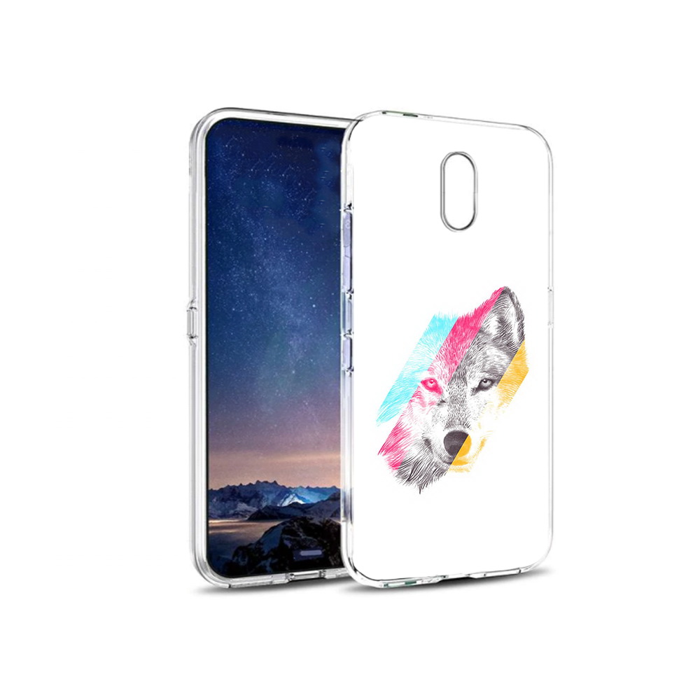 

Чехол MyPads Tocco для BQ 5016G волк градиент, Прозрачный, Tocco