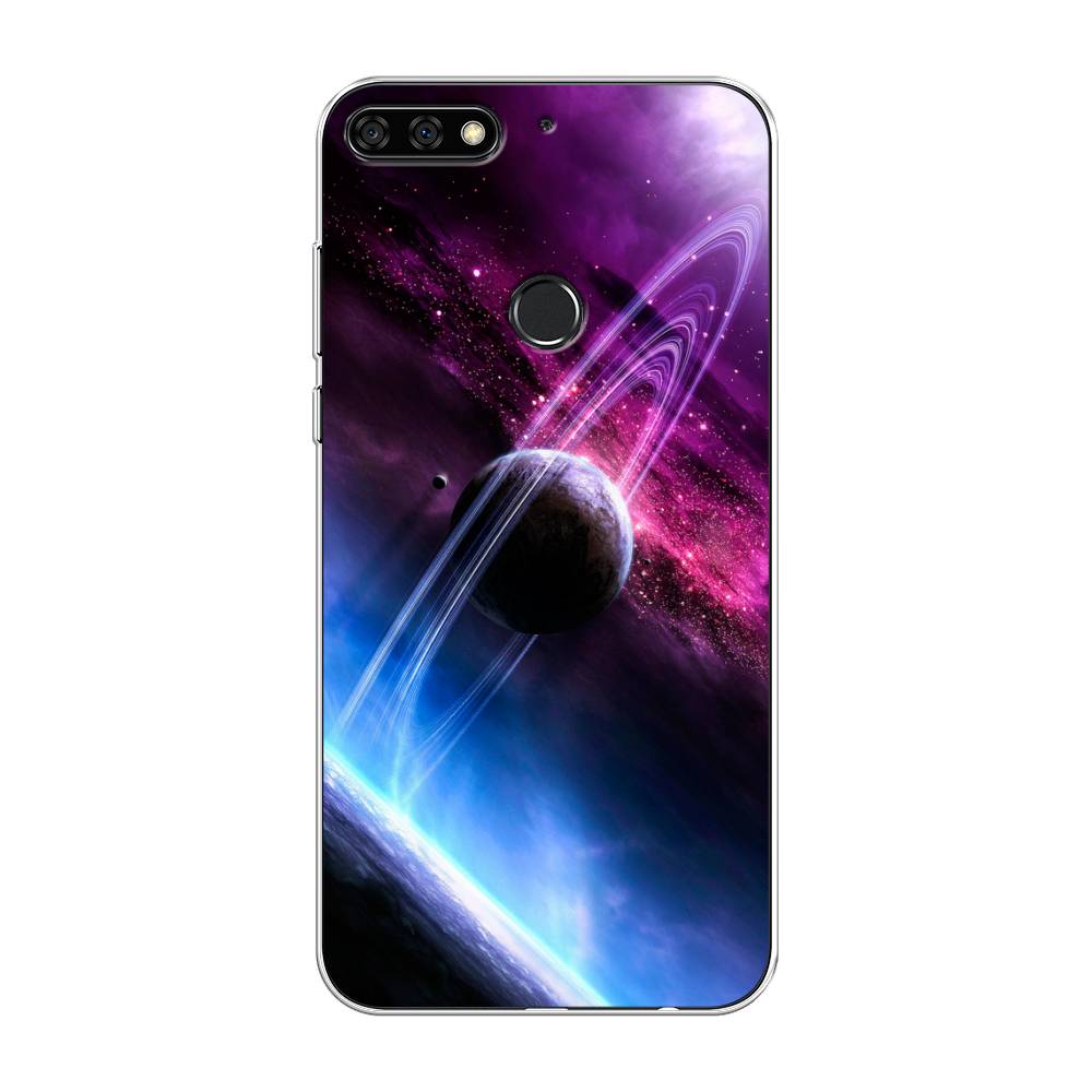 

Чехол Awog на Honor 7C Pro "Космос 17", Черный;фиолетовый, 65550-4
