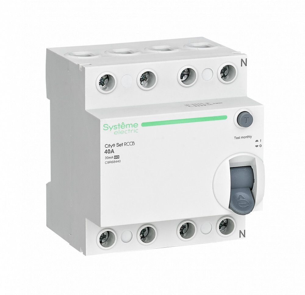 фото Выключатель дифференциального тока schneider electric city9 set тип a, 6 ка, c9r68440