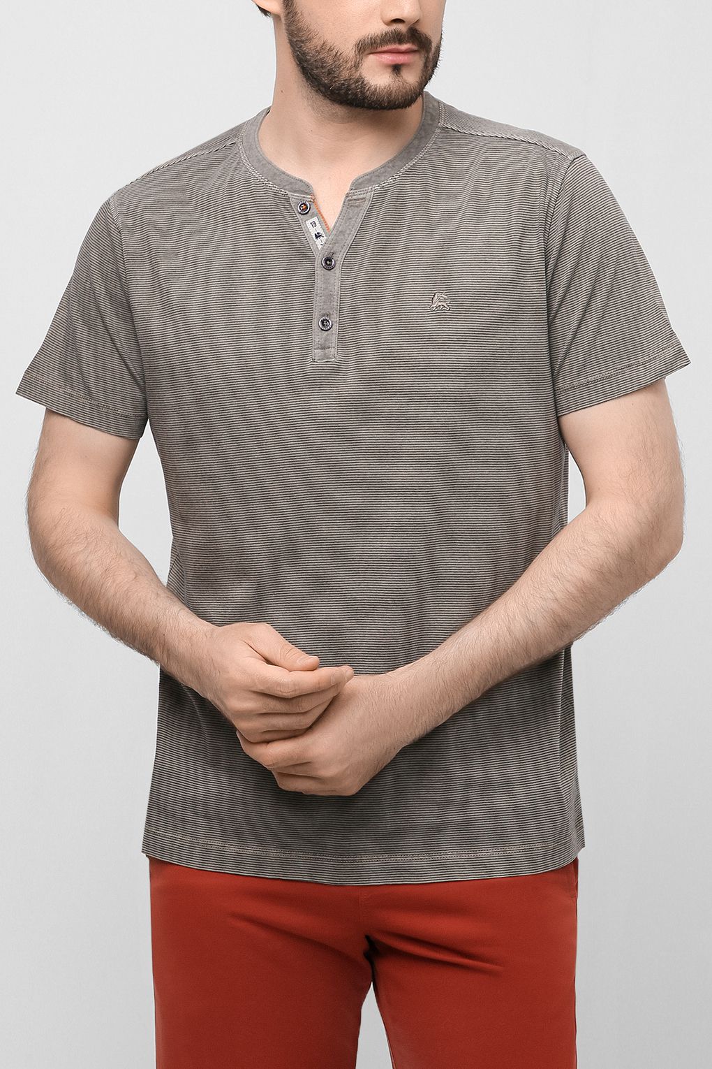 

Футболка мужская LERROS 2223910 бежевая 2XL, Бежевый, 2223910