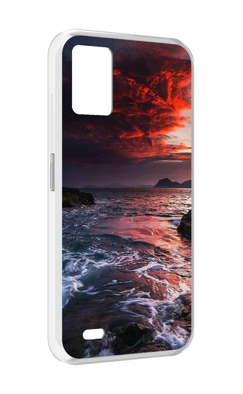 

Чехол MyPads красивый залив для UMIDIGI Bison 1, Прозрачный, Tocco