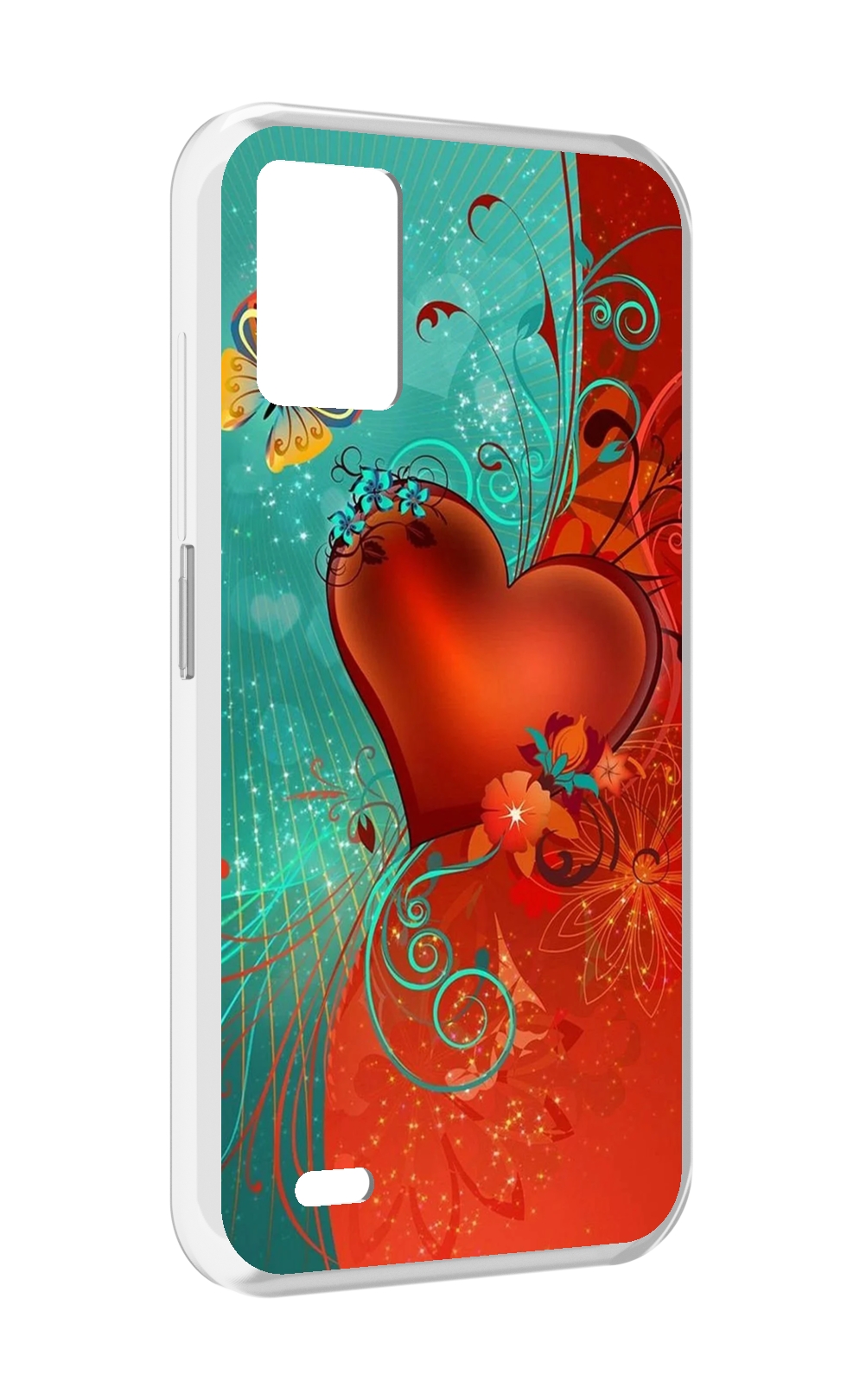 

Чехол MyPads красивые-яркие-сердечки для UMIDIGI Bison 1, Прозрачный, Tocco