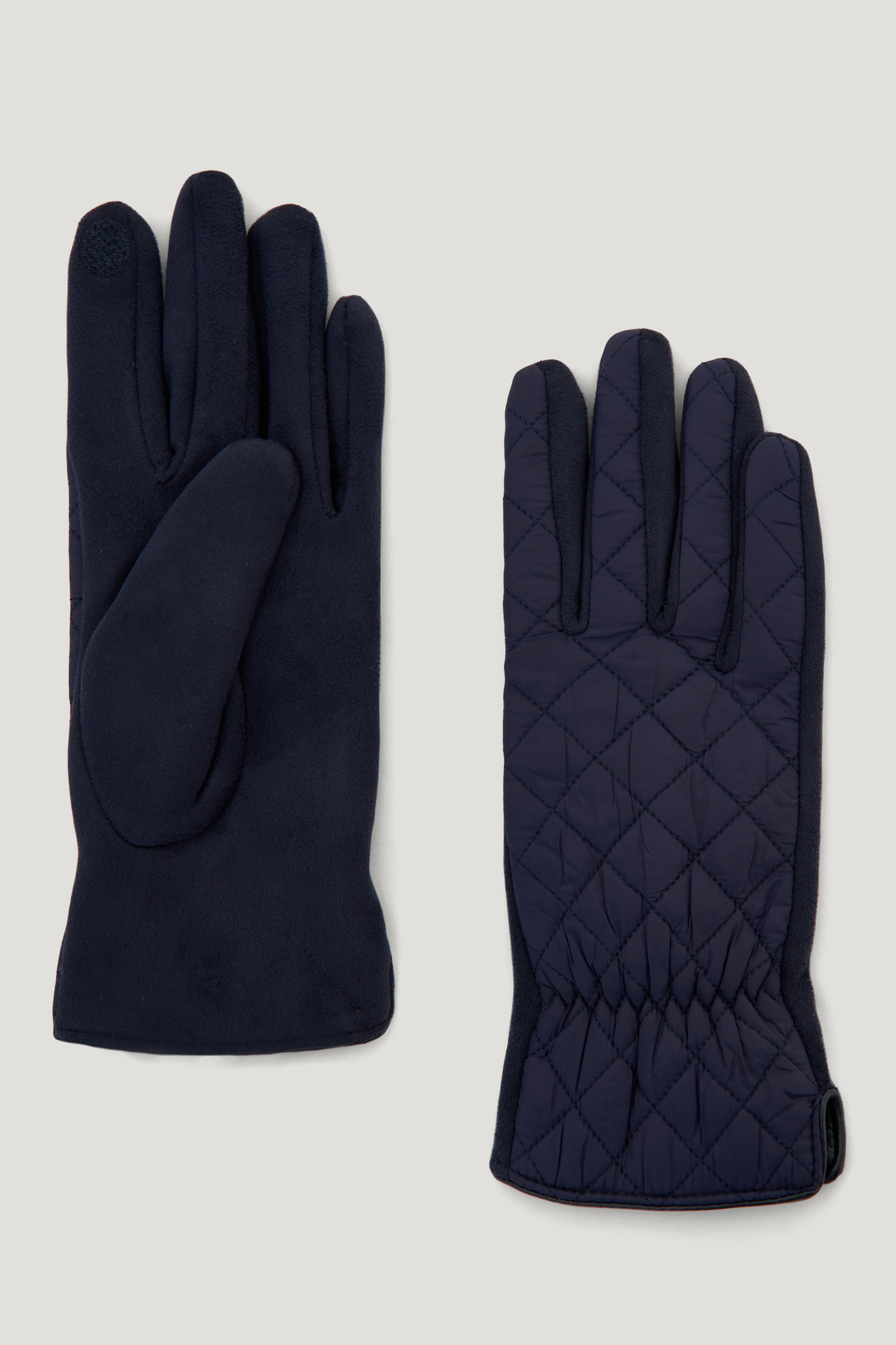 

Перчатки женские Finn Flare FAD11305 101 cosmic blue, р. 7.5, Синий, FAD11305