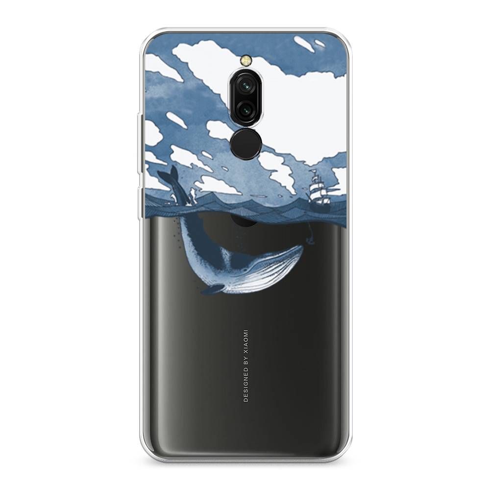 

Чехол на Xiaomi Redmi 8 "Большой кит", Синий, 37150-1