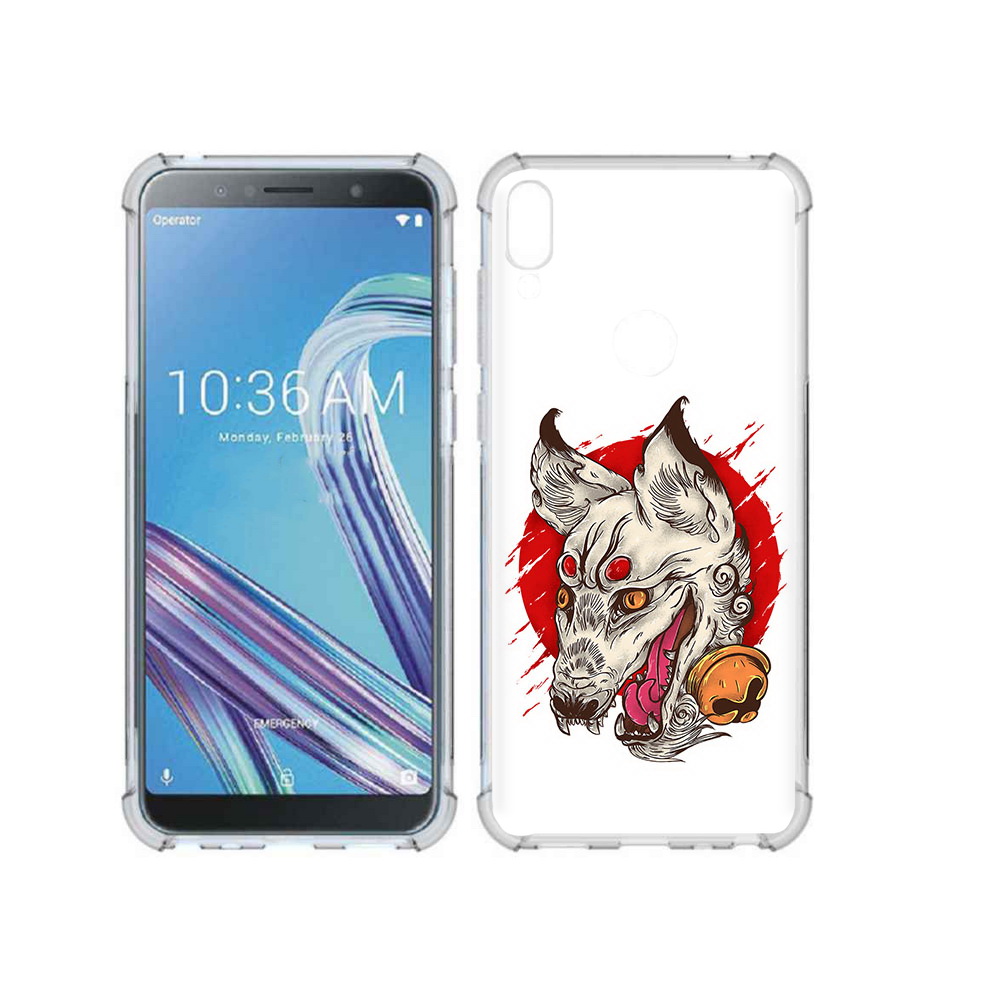

Чехол MyPads Tocco для Asus ZenFone Max Pro (ZB602KL) страшная собака, Прозрачный, Tocco