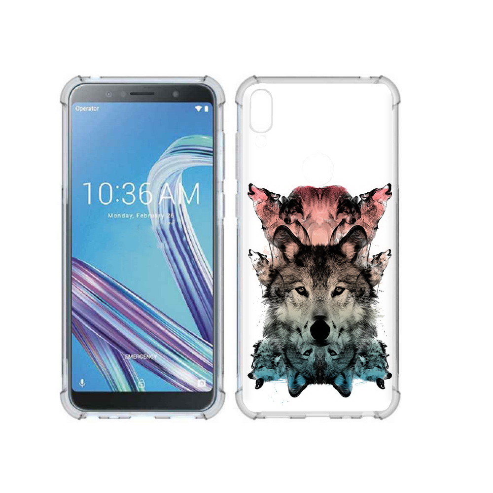 

Чехол MyPads Tocco для Asus ZenFone Max Pro (ZB602KL) стая, Прозрачный, Tocco
