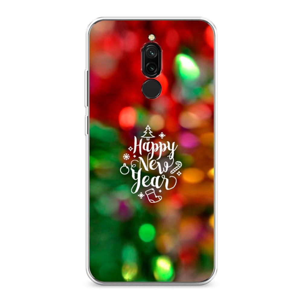 

Чехол для Xiaomi Redmi 8 "Новый Год на елке", Зеленый;красный;желтый, 37150-5