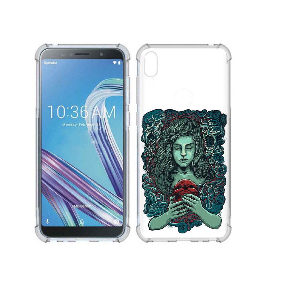 Чехол MyPads Tocco для Asus ZenFone Max Pro (ZB602KL) спящая девушка