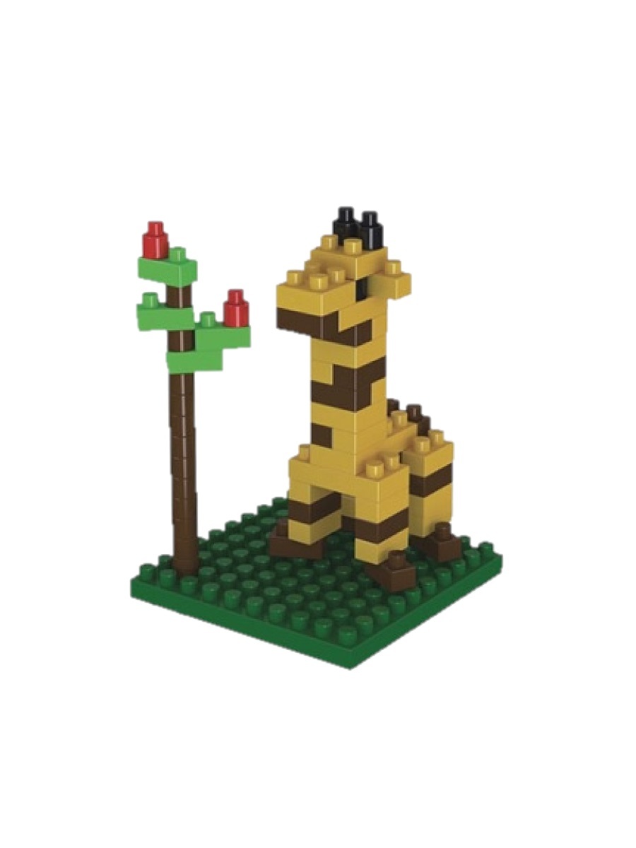 фото Конструктор wisehawk жираф 65 деталей №2804-2 giraffe mini blocks