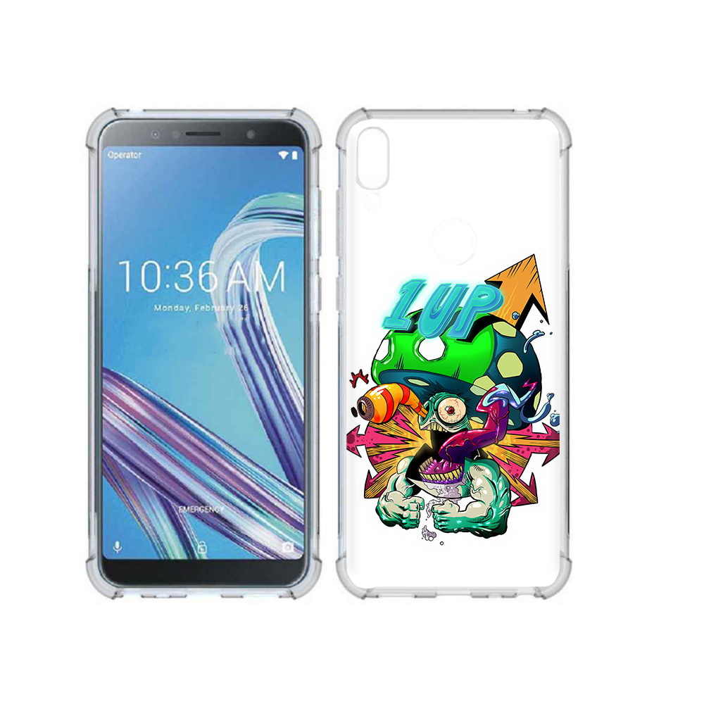 

Чехол MyPads Tocco для Asus ZenFone Max Pro (ZB602KL) сильный гриб абстракция, Прозрачный, Tocco