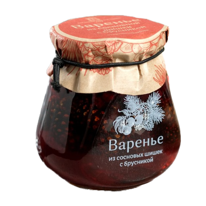 

Варенье из сосновых шишек с брусникой 290 г