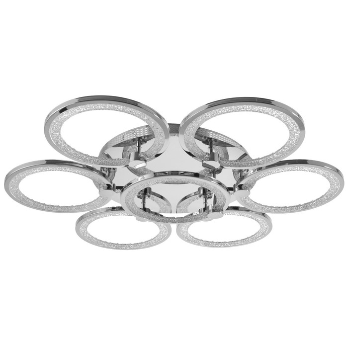 

Люстра с ПДУ 1839/7SL LED 224Вт 3000-6000К диммер серебро 80х80х11 см