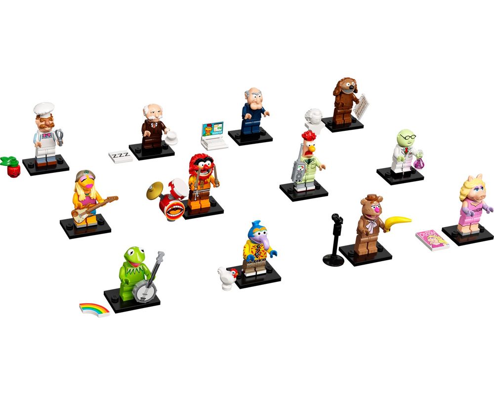 

Конструктор Lego 71033 Minifigures Полная коллекция минифигурок The Muppets, 74 детали, Полная коллекция минифигурок The Muppets