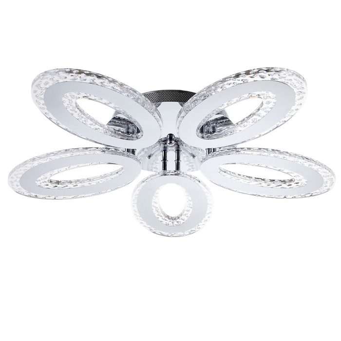

Люстра с ПДУ 1835/5SL LED 190Вт 3000-6000К диммер серебро 62х62х8 см