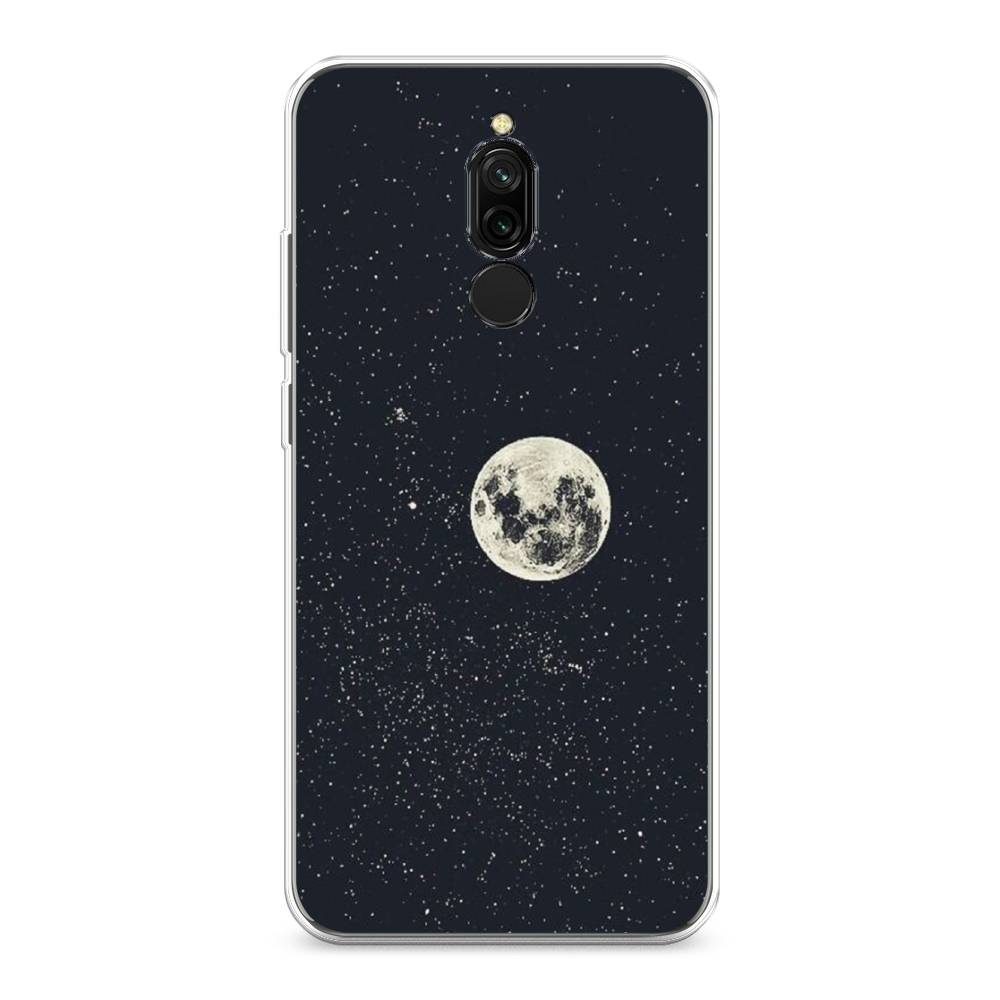 

Чехол для Xiaomi Redmi 8 "Полнолуние", Красный, 37150-2
