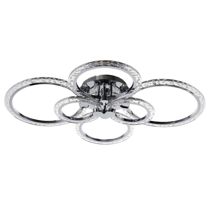 

Люстра с ПДУ 1833/6SL LED 145Вт 3000-6000К диммер серебро 76х58,5х13,5 см